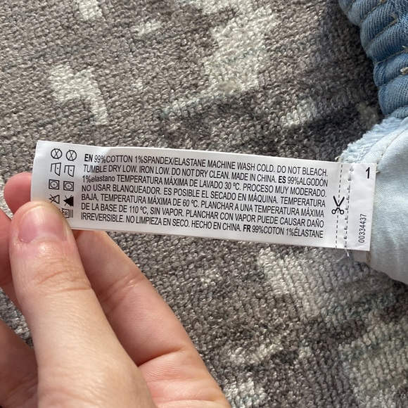 NWT Size M light blue high waisted Forever 21 mini skirt - Picture 6 of 11